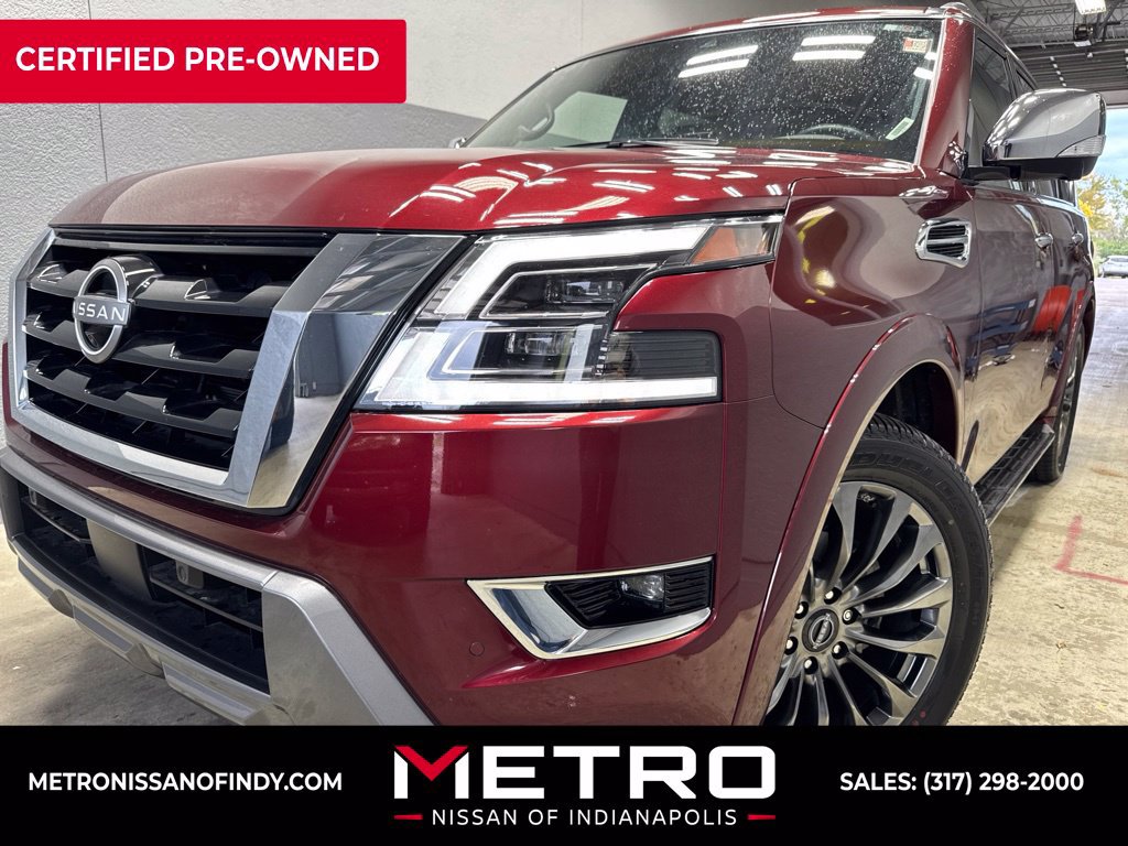 Used 2023 Nissan Armada Platinum w/ Captain's Chairs Package AWD/4WD image 1