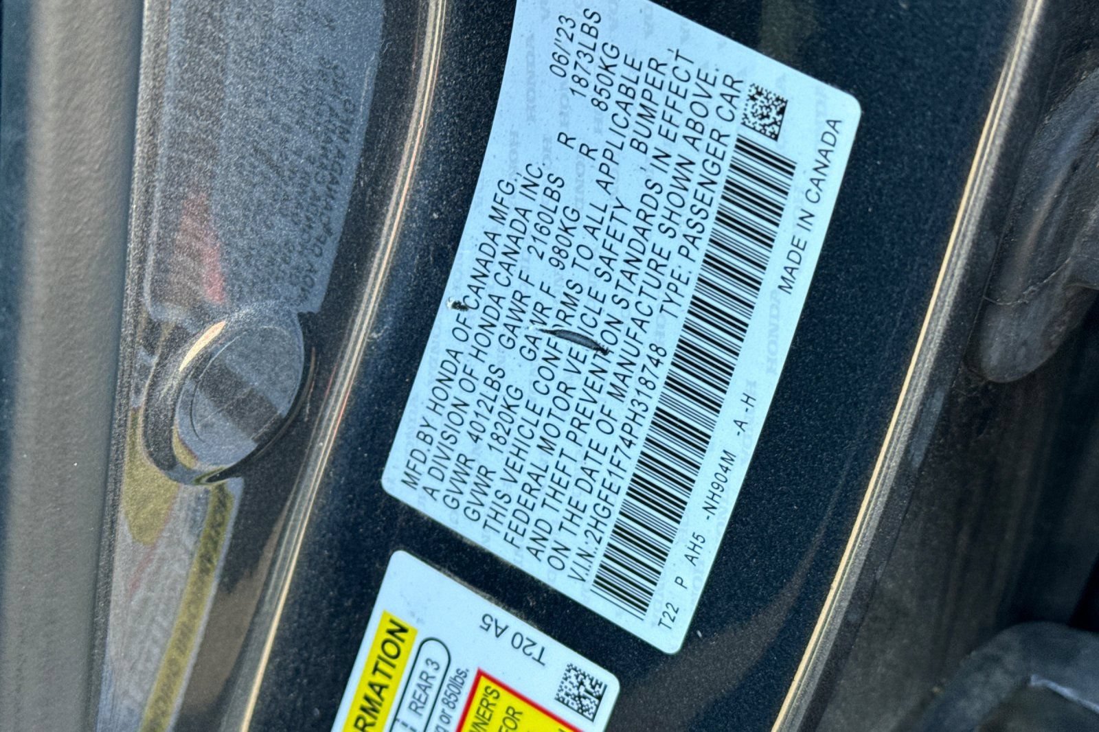 Used 2023 Honda Civic EX image 54
