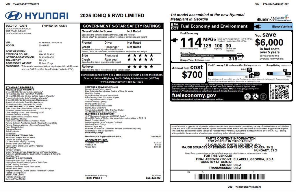 Used 2025 Hyundai Ioniq 5 Limited RWD image 4