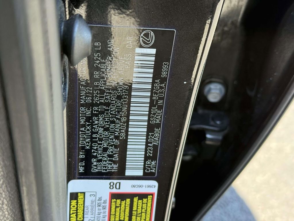 Used 2022 Lexus ES 350 Premium w/ Premium Package image 30