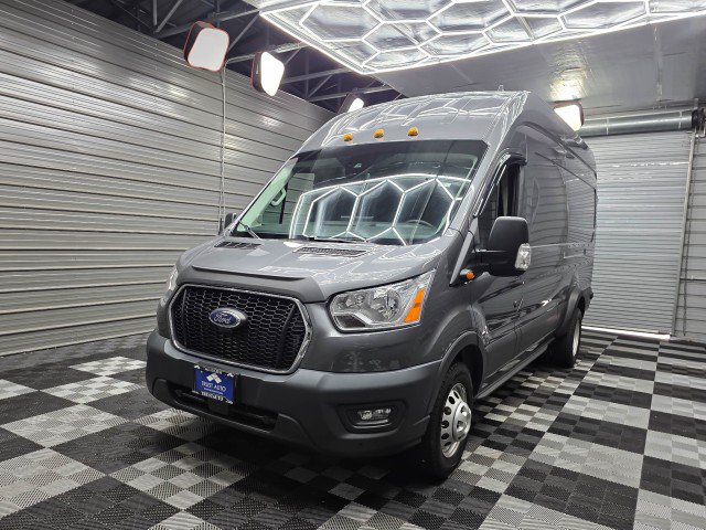 Used 2022 Ford Transit 350 148 High Roof Extended DRW w/ Exterior Upgrade Package RWD image 37