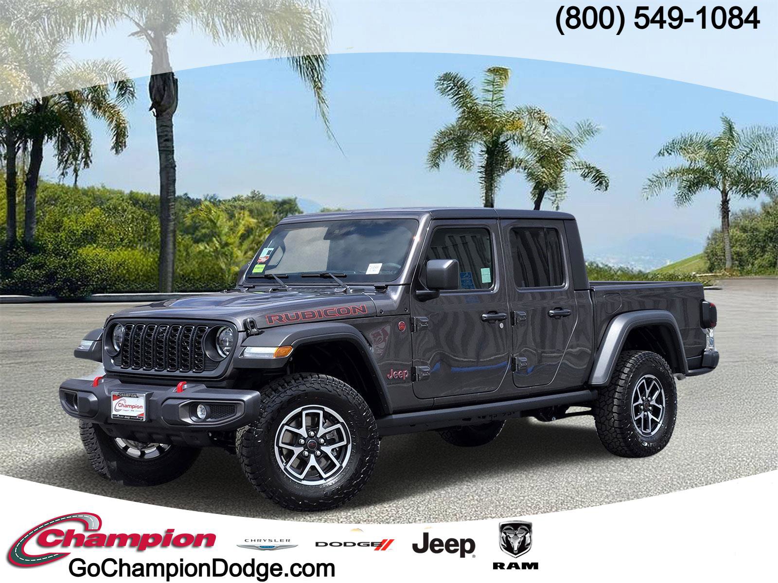 New 2025 Jeep Gladiator Rubicon w/ Technology Group