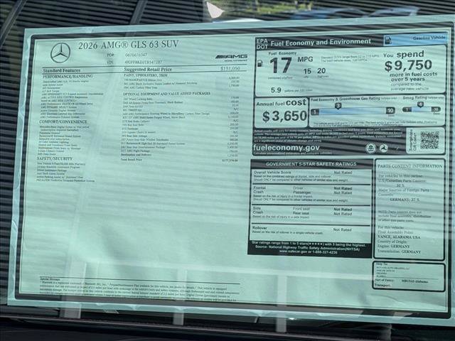 New 2026 Mercedes-Benz GLS 63 AMG 4MATIC image 18