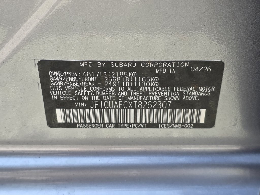New 2026 Subaru Impreza 2.0i Sport AWD/4WD image 31