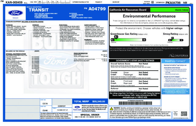 Used 2023 Ford E-Transit Medium Roof RWD image 36