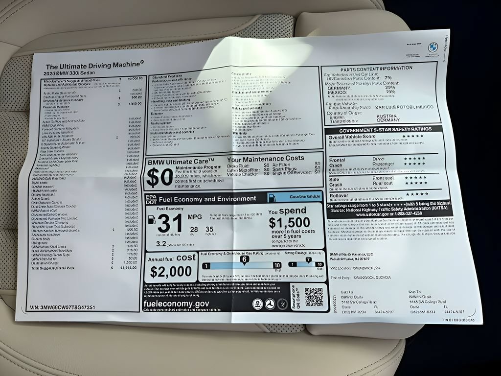 New 2026 BMW 330i Sedan w/ Premium Package RWD image 25