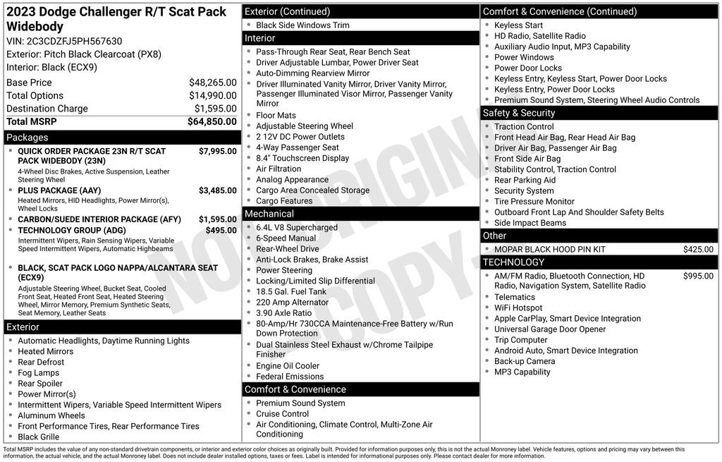 Used 2023 Dodge Challenger R/T Scat Pack image 30