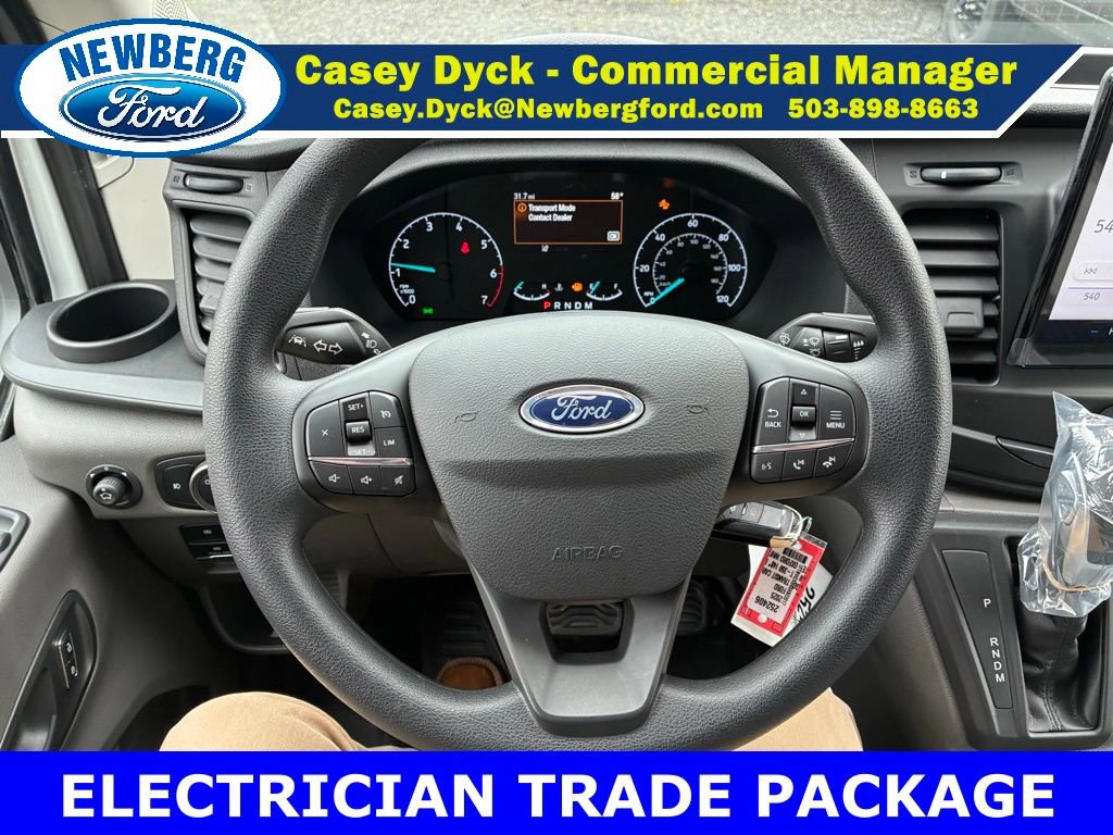 New 2025 Ford Transit 350 148 High Roof AWD w/ Electrician Trade Package image 11