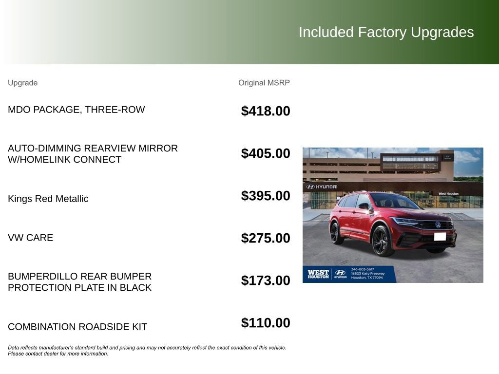 Used 2024 Volkswagen Tiguan SE R-Line w/ MDO Package, Three-Row image 9