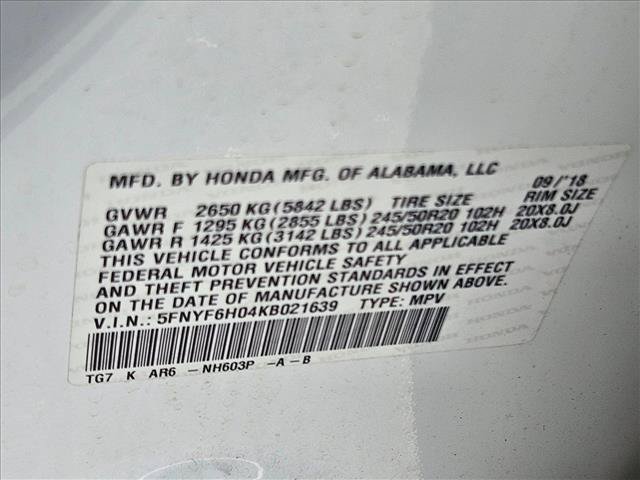 Used 2019 Honda Pilot Elite image 15