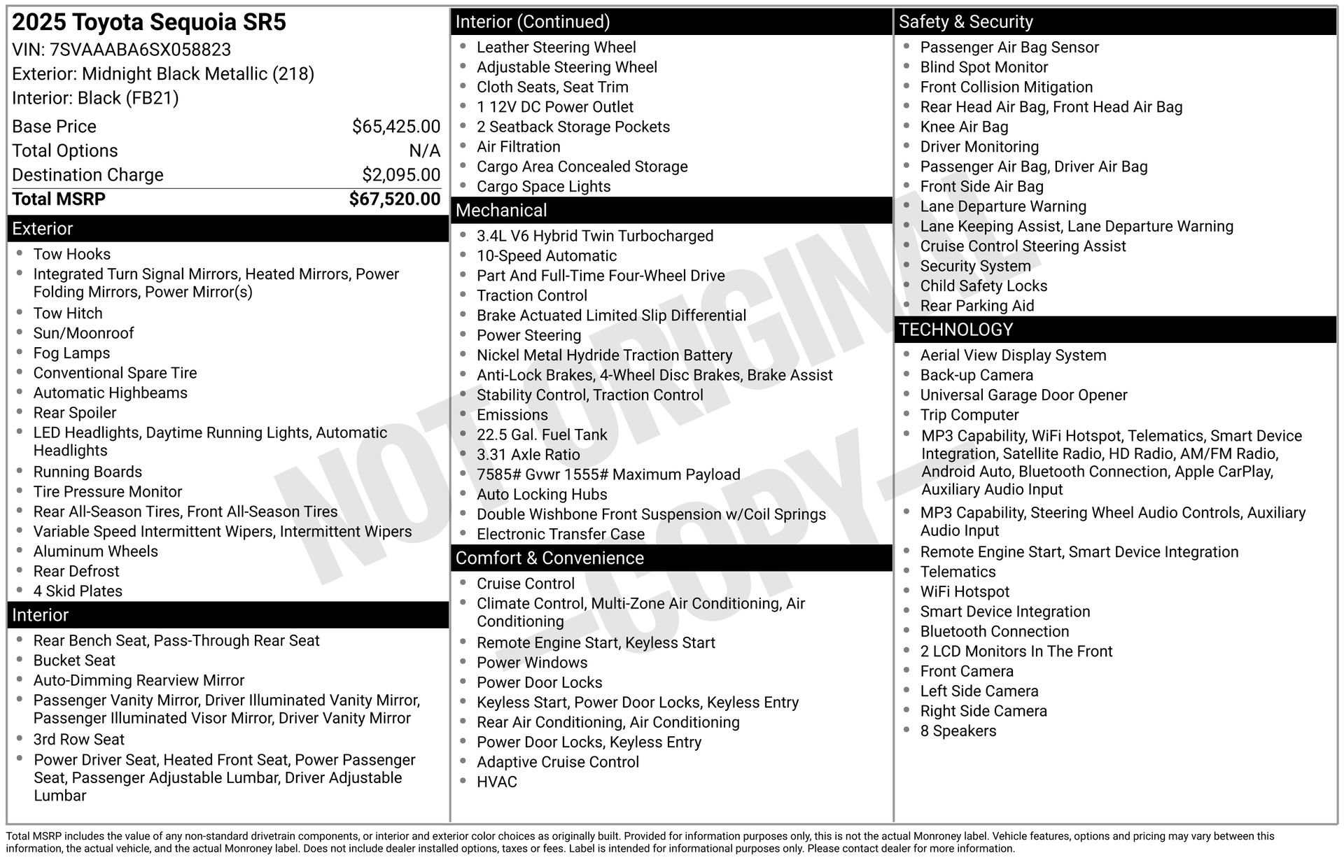 Certified 2025 Toyota Sequoia SR5 AWD/4WD image 34