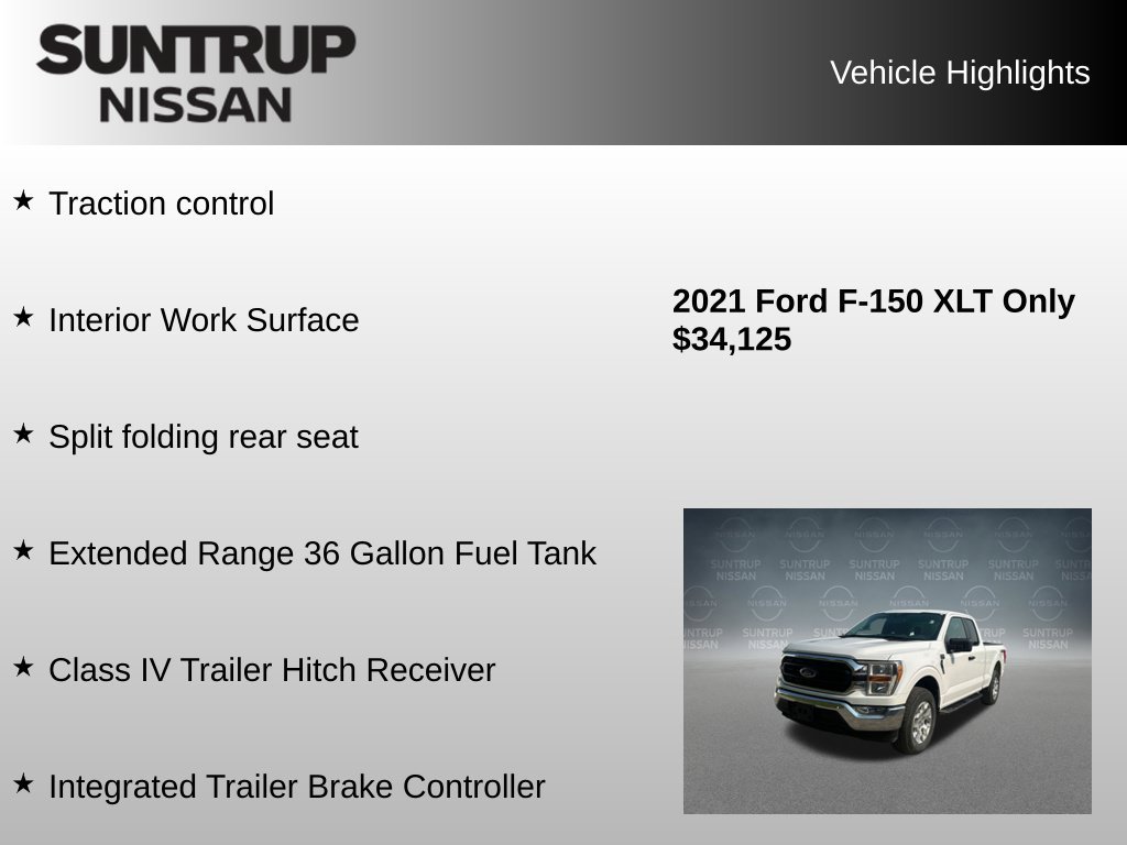Used 2021 Ford F150 XLT w/ Max Trailer Tow Package AWD/4WD image 16