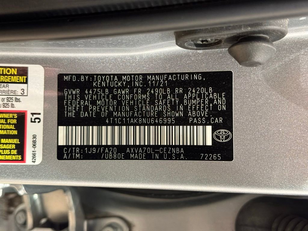 Used 2022 Toyota Camry LE image 27