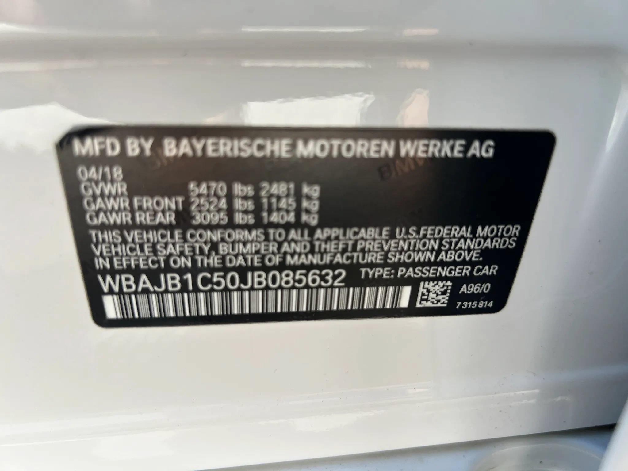 Used 2018 BMW 530e xDrive w/ Premium Package 2 AWD/4WD image 33