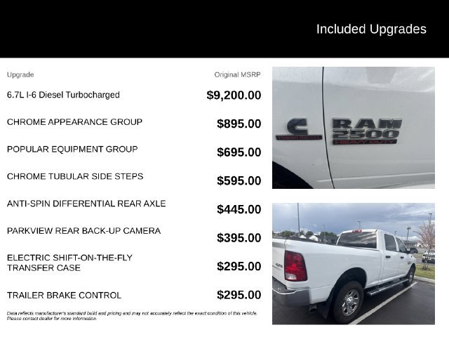 Used 2017 RAM 2500 Tradesman w/ Chrome Appearance Group AWD/4WD image 9