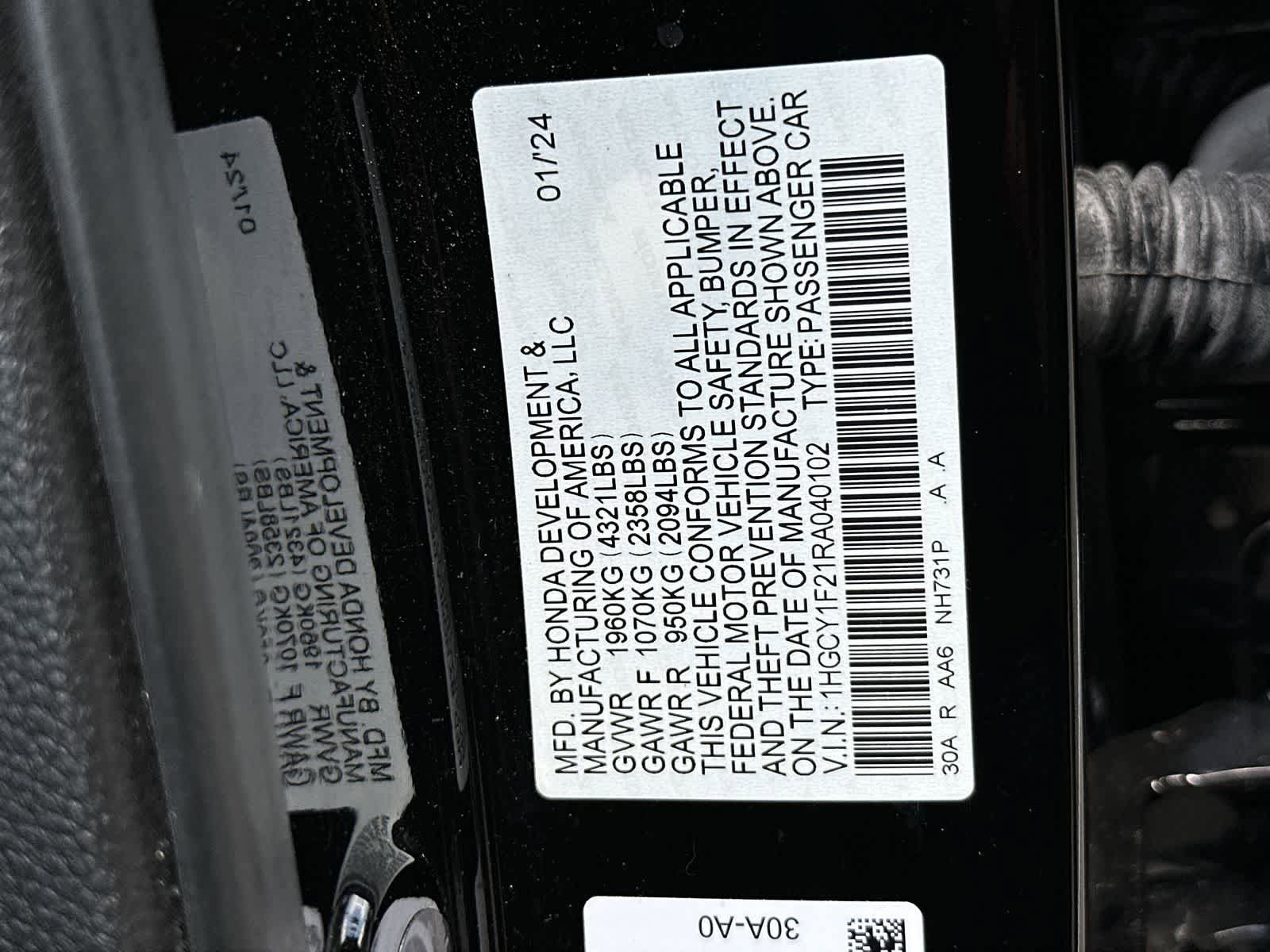Used 2024 Honda Accord LX image 20