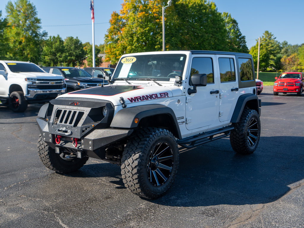 Used 2018 Jeep Wrangler Unlimited Sport w/ LED Lighting Group AWD/4WD image 2