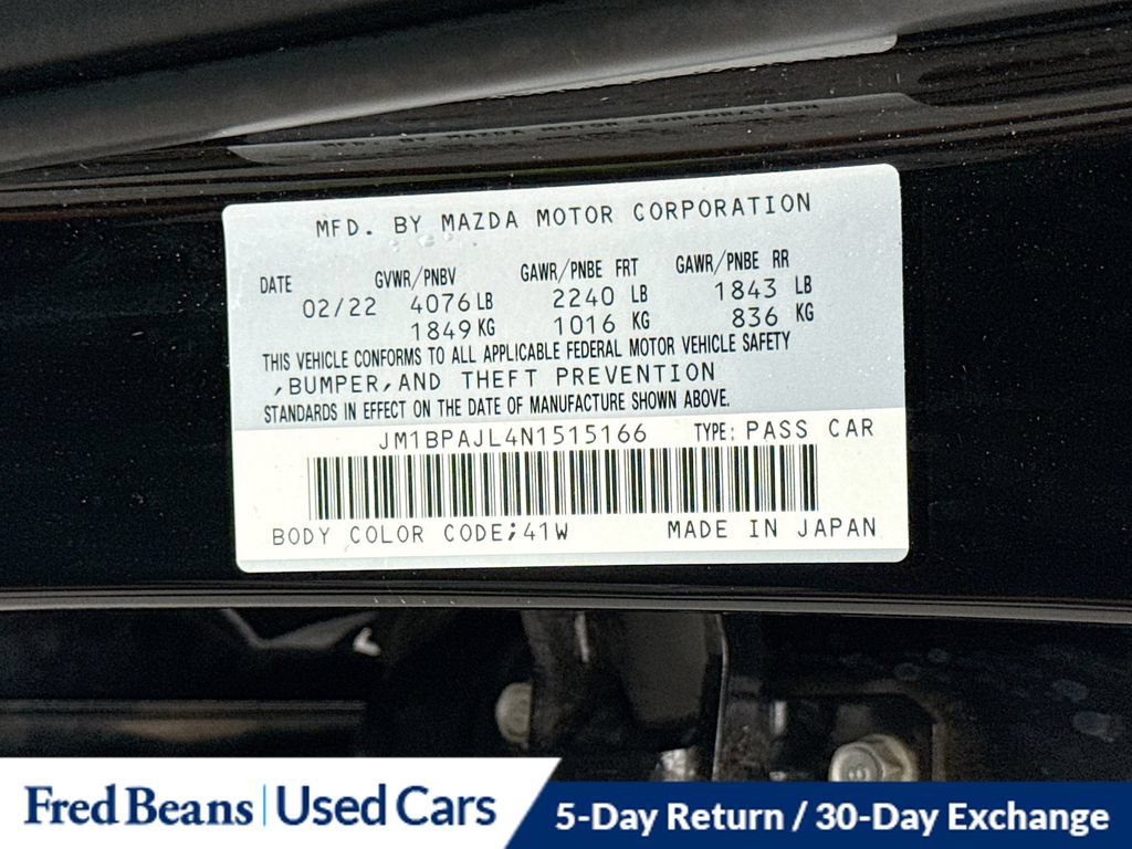 Used 2022 MAZDA MAZDA3 s FWD image 38