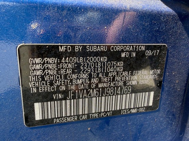 Used 2018 Subaru WRX STI image 17