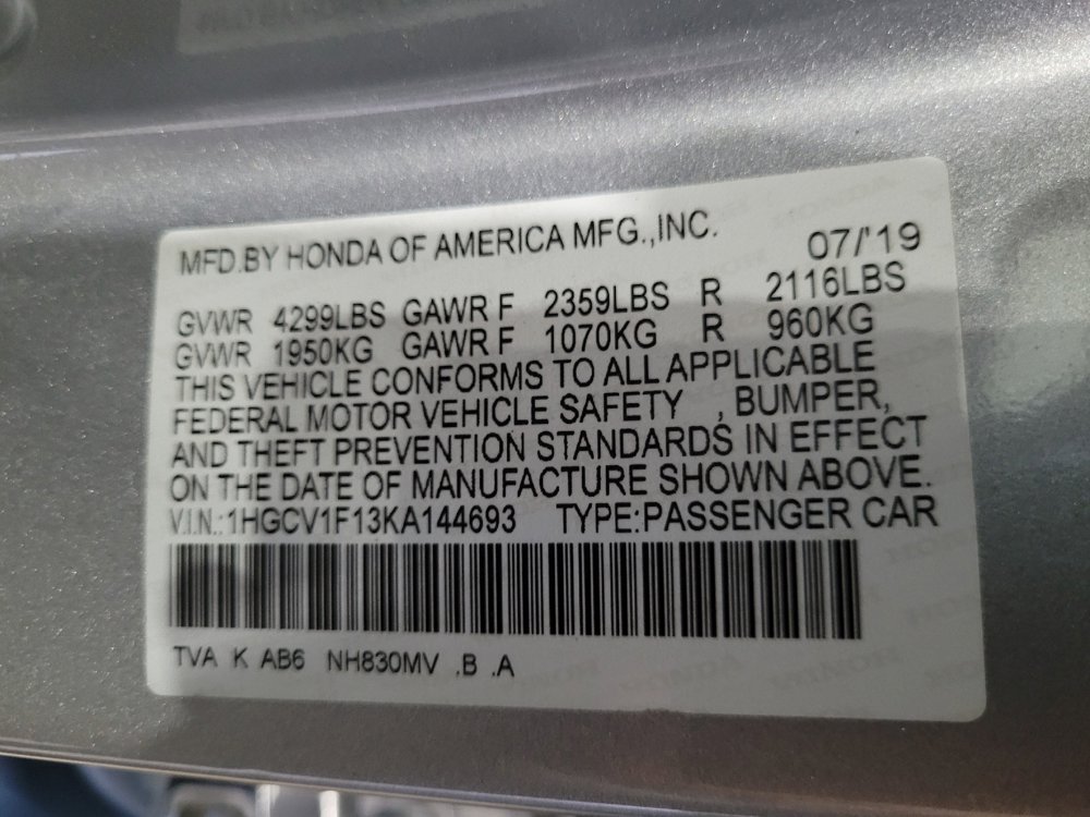 Used 2019 Honda Accord LX image 33