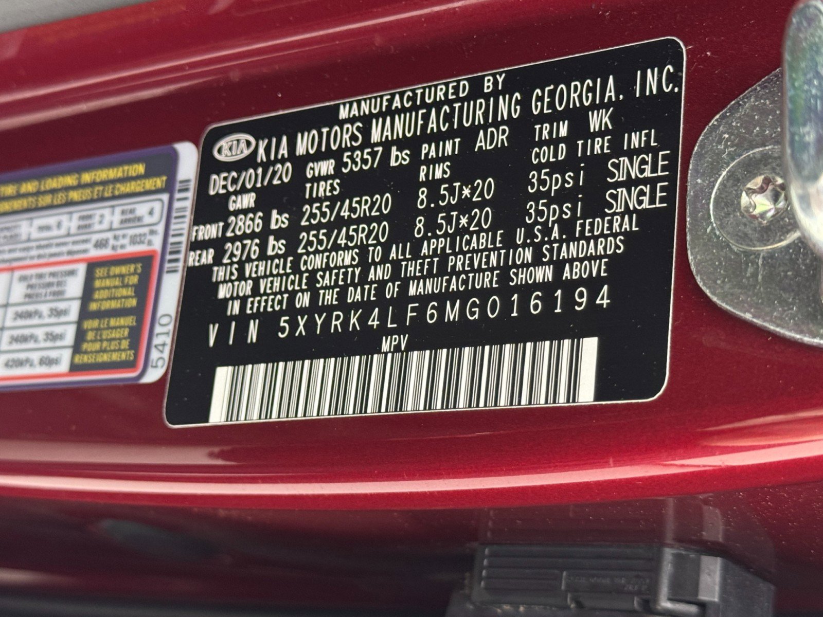 Used 2021 Kia Sorento SX image 44