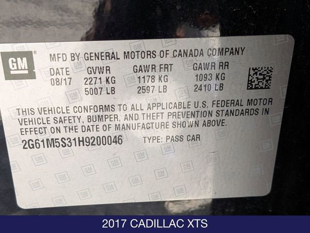 Used 2017 Cadillac XTS Luxury FWD image 31