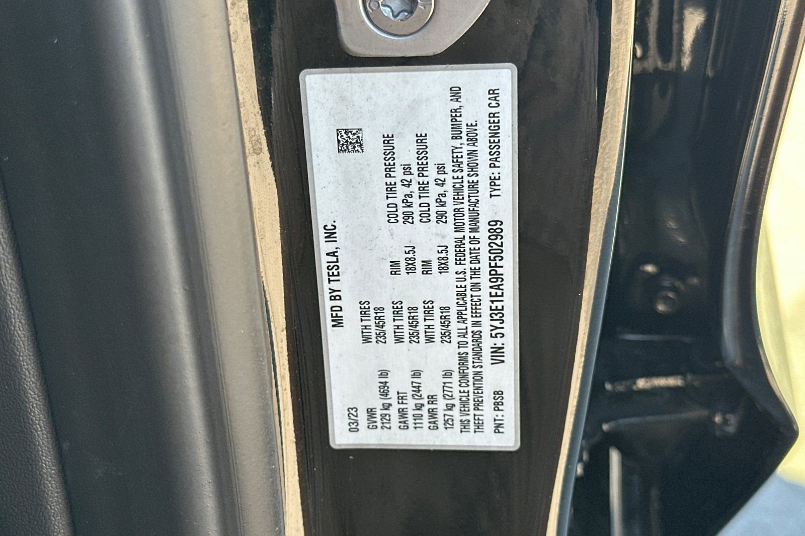 Used 2023 Tesla Model 3 Standard Range image 29