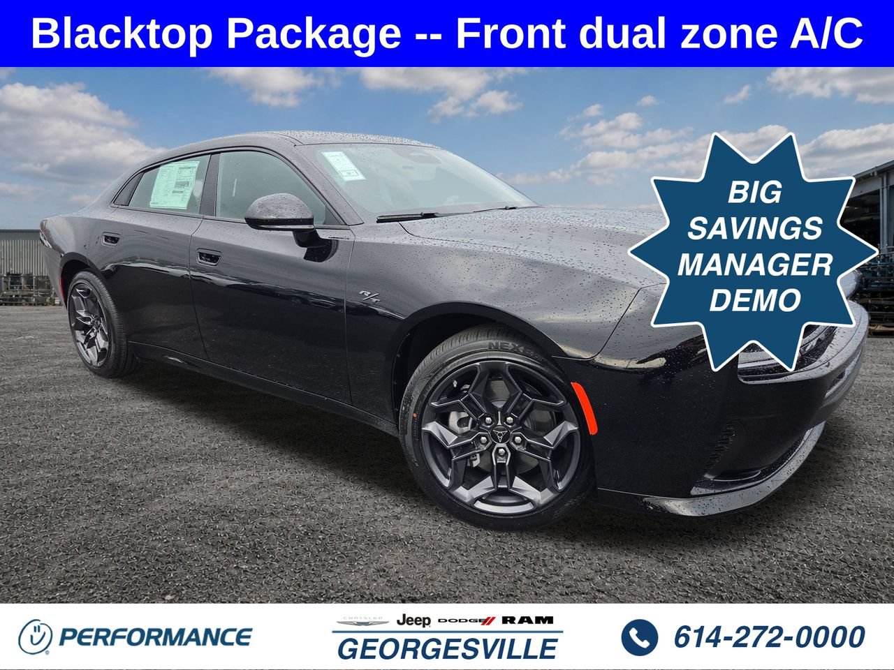 New 2026 Dodge Charger R/T w/ Blacktop Package