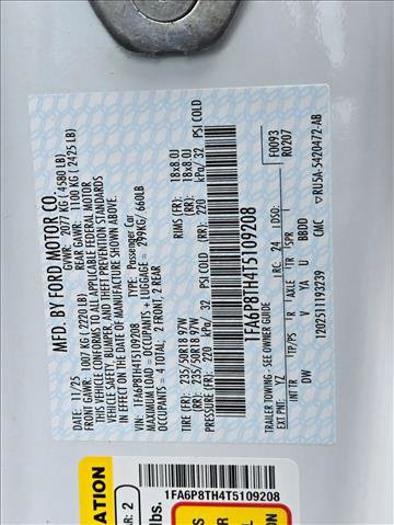 New 2026 Ford Mustang Coupe image 17