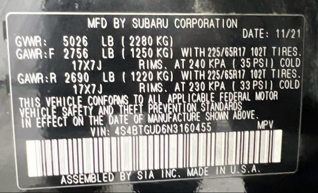 Used 2022 Subaru Outback Wilderness image 59