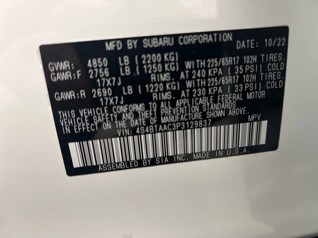 Used 2023 Subaru Outback 2.5i image 34