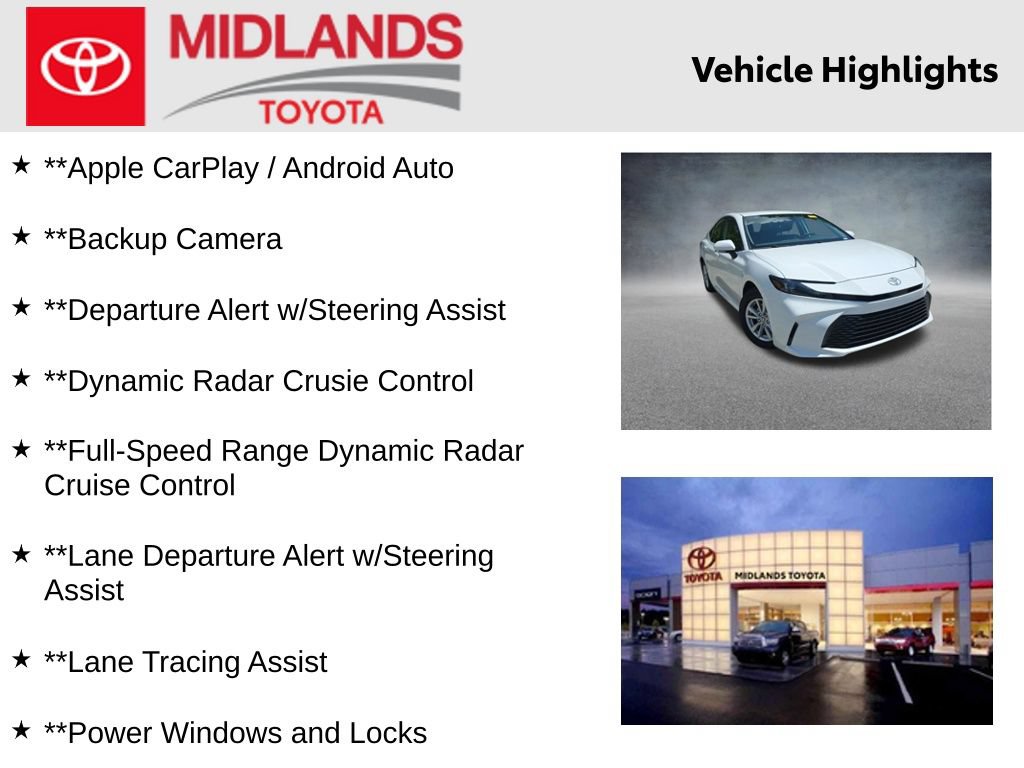 Used 2026 Toyota Camry LE FWD video 2