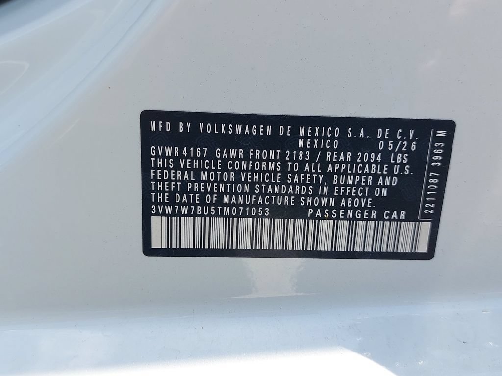 New 2026 Volkswagen Jetta SE FWD image 32