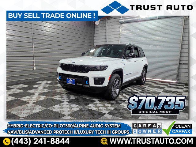 Used 2022 Jeep Grand Cherokee Trailhawk w/ Advanced Protech Group II image 1