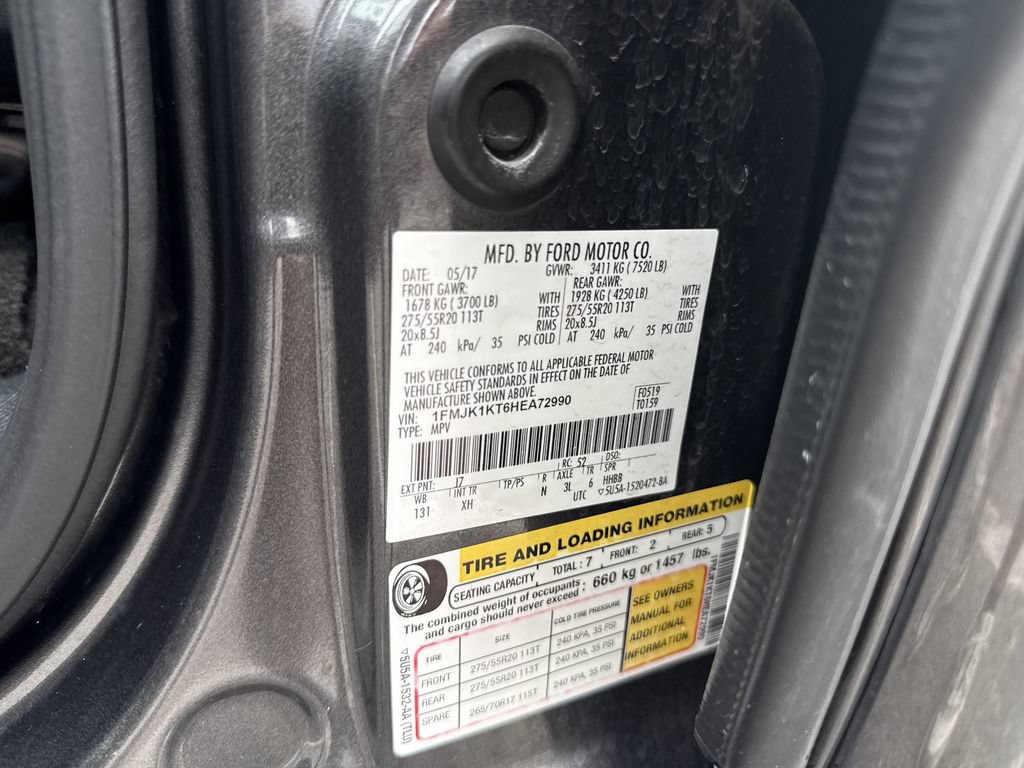 Used 2017 Ford Expedition EL Limited w/ Equipment Group 301A RWD image 29