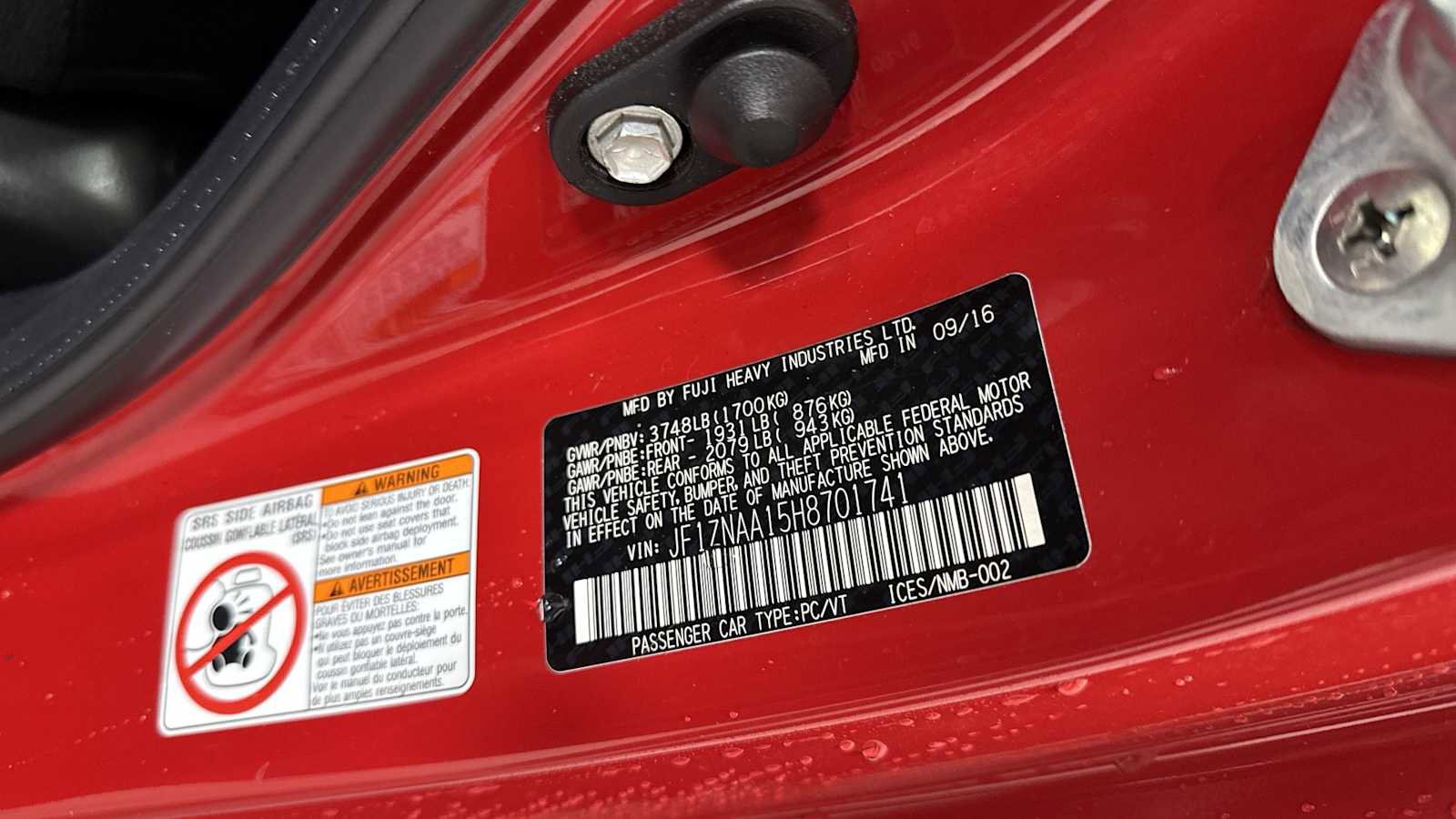 Certified 2017 Toyota 86 image 11