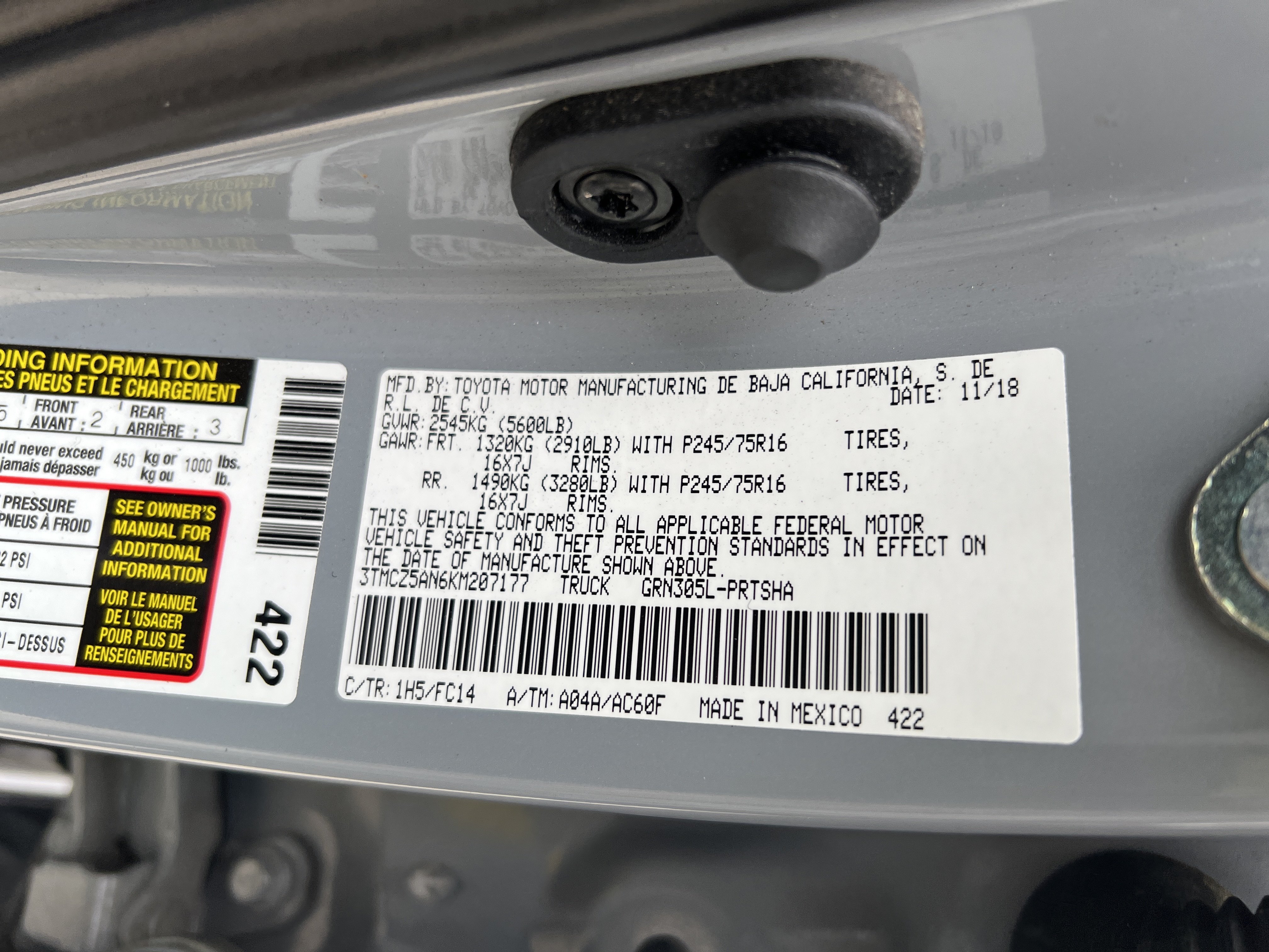 Used 2019 Toyota Tacoma SR5 AWD/4WD image 29