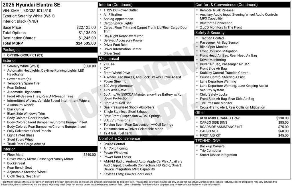 Certified 2025 Hyundai Elantra SE image 5