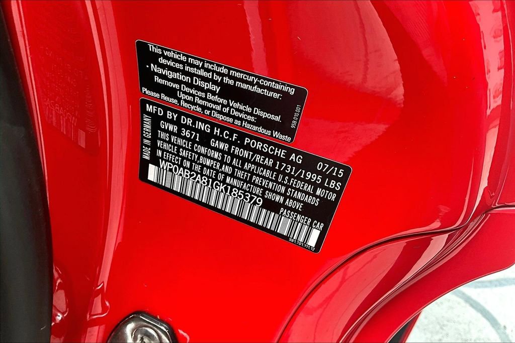 Used 2016 Porsche Cayman S image 16