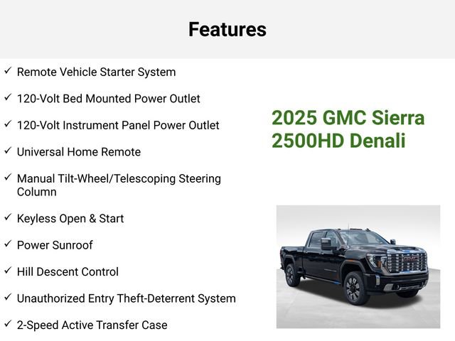 New 2025 GMC Sierra 2500 Denali w/ Denali Reserve Package image 22