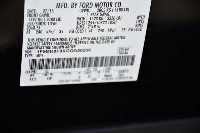 Used 2016 Ford Explorer Limited w/ Equipment Group 301A AWD/4WD image 27