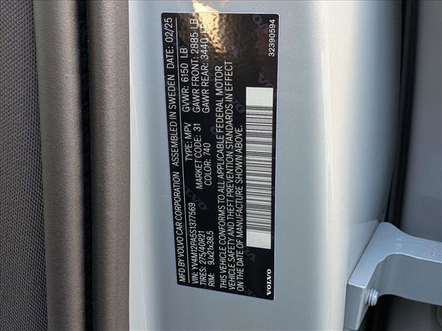 Certified 2025 Volvo XC90 B5 Core w/ Protection Package Premier image 24