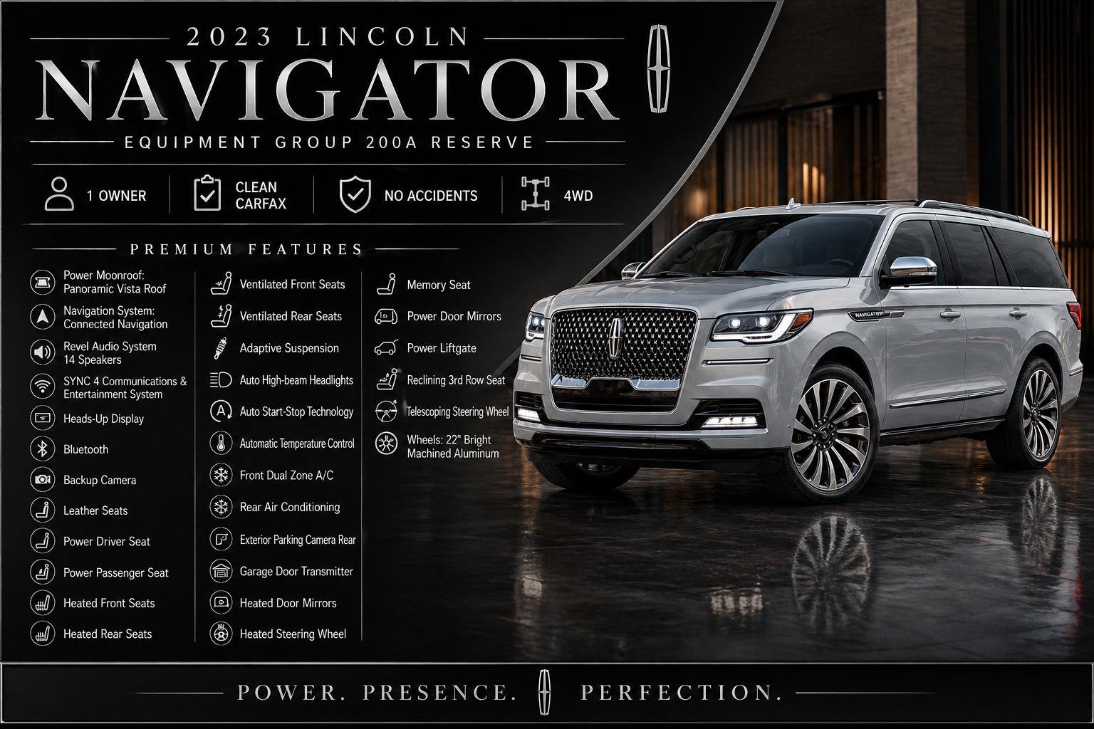Used 2023 Lincoln Navigator Reserve AWD/4WD image 8