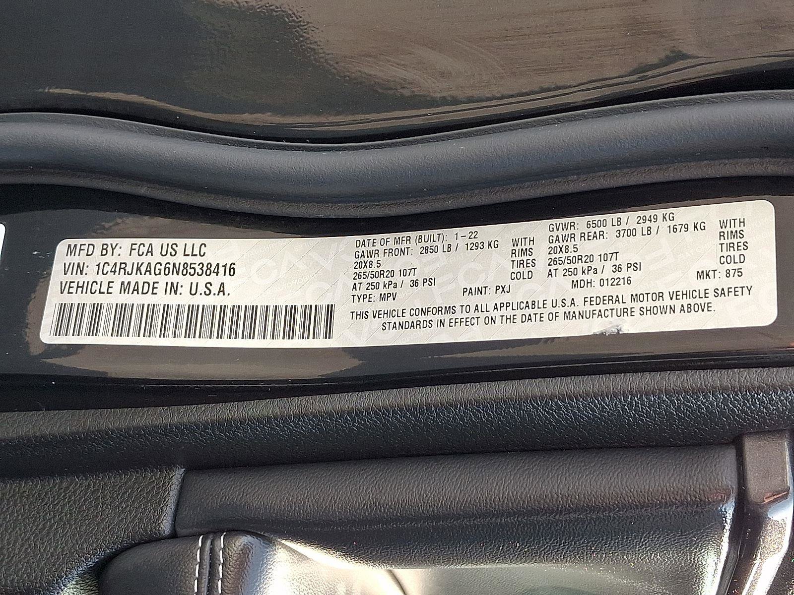 Used 2022 Jeep Grand Cherokee L Laredo image 27