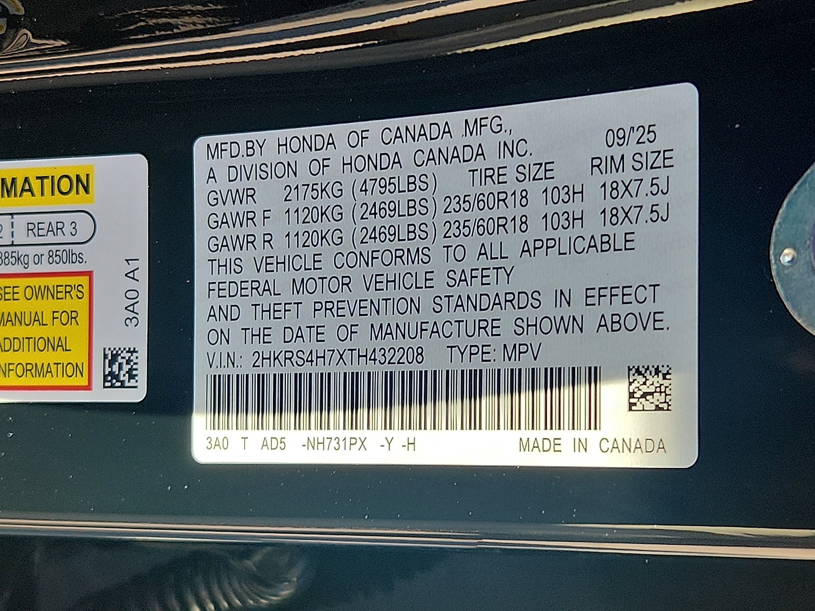 New 2026 Honda CR-V EX-L image 17