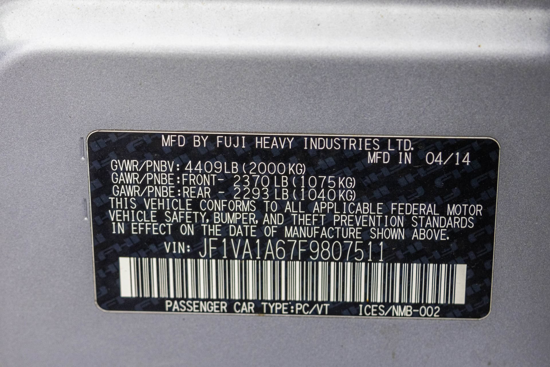 Used 2015 Subaru WRX AWD/4WD image 53
