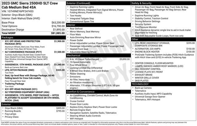 Used 2023 GMC Sierra 2500 SLT image 35