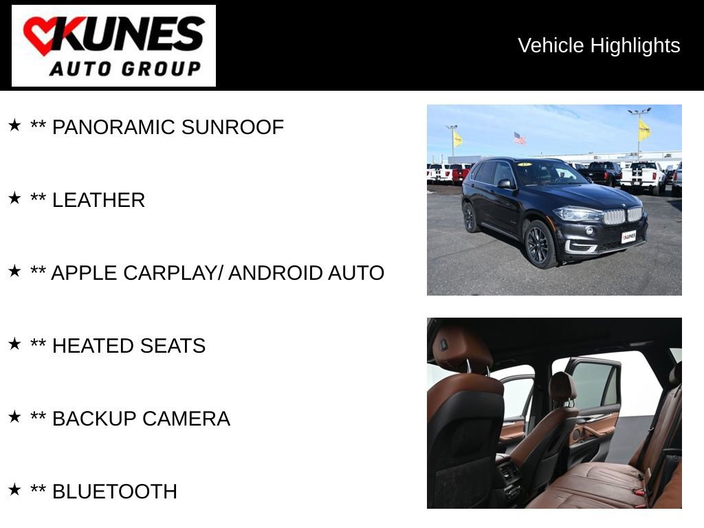 Used 2017 BMW X5 xDrive35i image 2