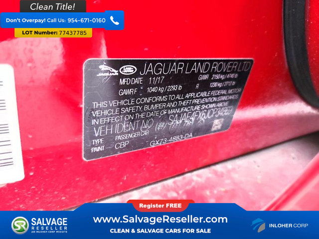 Used 2018 Jaguar XE Prestige RWD image 16