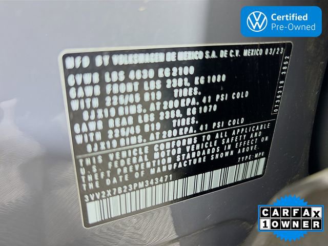 Certified 2023 Volkswagen Taos SEL AWD/4WD image 33
